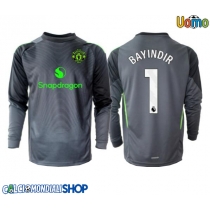 Maglie da calcio Manchester United Altay Bayindir #1 Portiere Seconda Maglia 2025-26 Manica Lunga